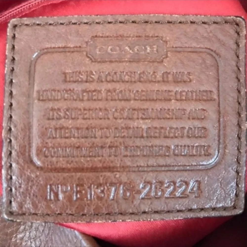 🌻🌻🌻COACH PHOEBE LEATHER BROWN SHOULDER BAG - Picture 7 of 7